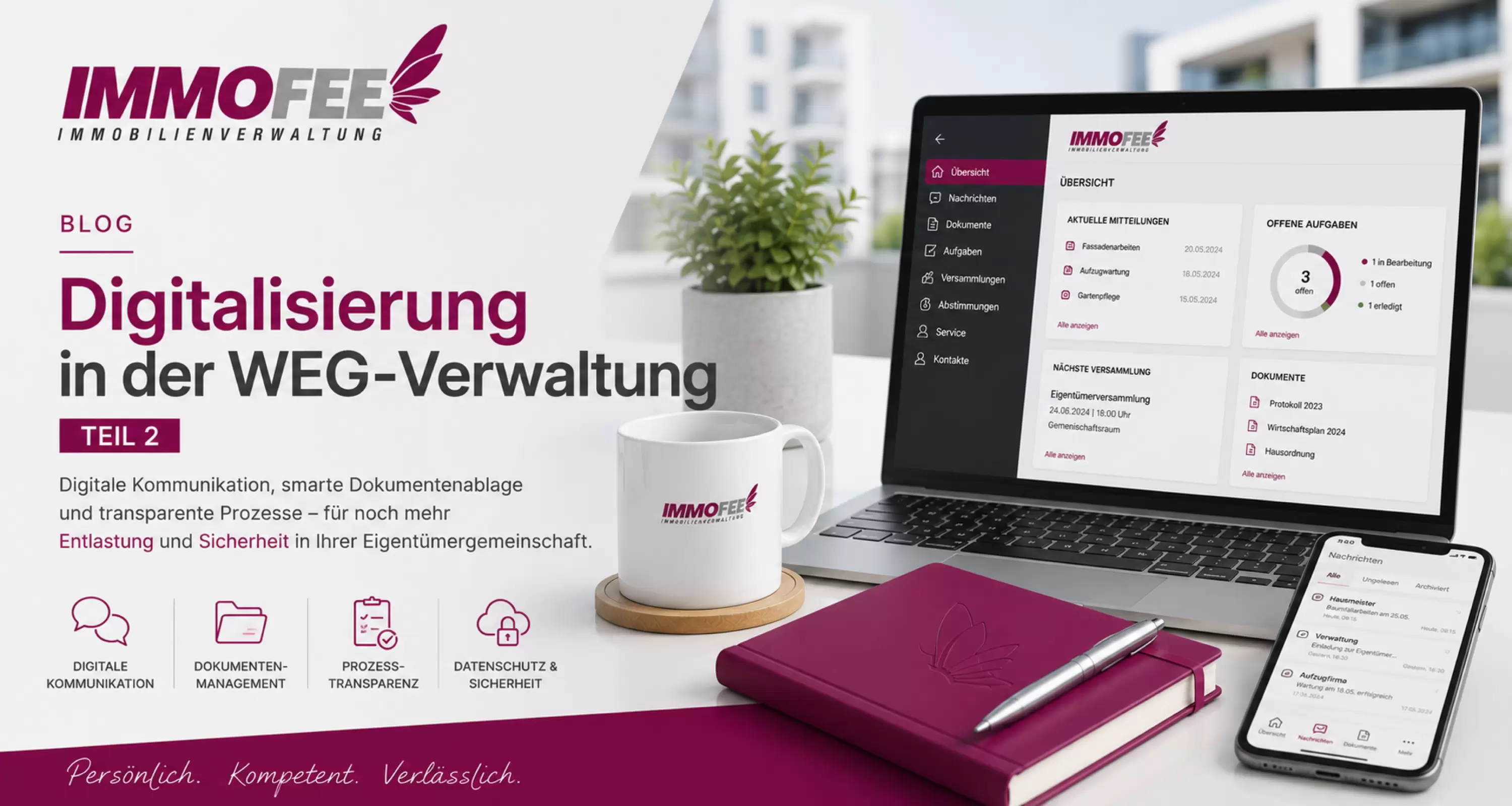 Die digitale Eigentümerversammlung: von der Vollmacht bis zum Ergebnis an der Leinwand