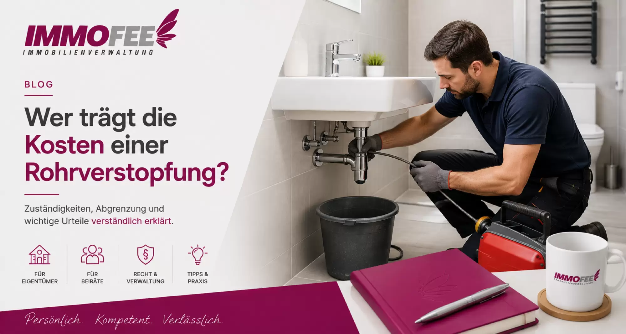 Wer trägt die Kosten einer Rohrverstopfung in einer WEG?
